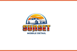 create a modern automotive, car wash and car racing logo