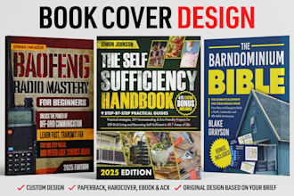 design a stunning book cover or ebook cover that sells