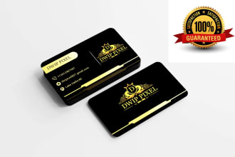 design professional business card in 24 hrs