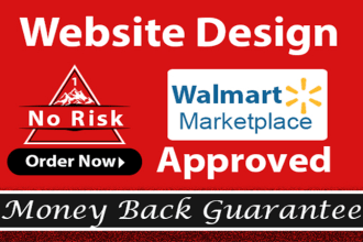 approve walmart marketplace seller account by shopify, wordpress website design