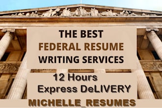 provide professional federal resume writing service