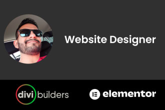 design your website with divi or elementor