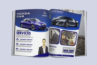 design bifold trifold brochure flyer leaflet postcard catalog profile report