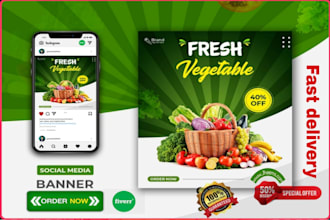 do social media post design,ads and banner advertising