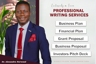 create an exquisite business plan for startups, nonprofit, grants, proposal