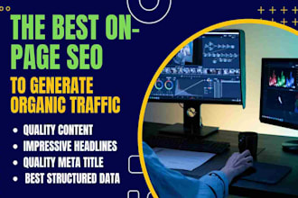 do complete on page SEO of your site to rank 1st  on google serps