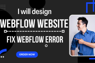 design and develop webflow blog cms and fix errors