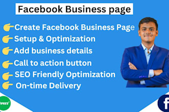 do facebook business page creation or fb fan page setup, SEO