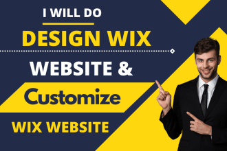 design wix editor website and customize wix editor websites