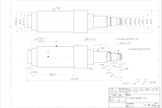 convert a sketch into a professional drawing using creo