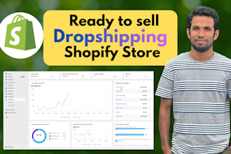 build dropshipping store, shopify website or ecommerce store, shopify redesign