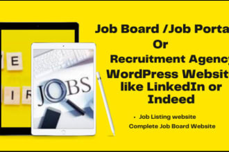 create job board,website like linkedin