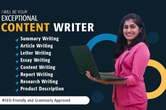 be your exceptional SEO content writer