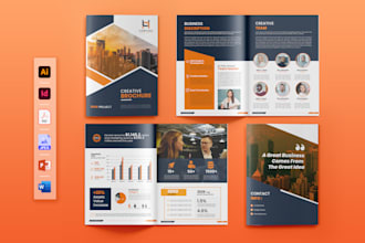 do brochure design, company profile, annual report, flyer, booklet