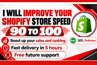 do advanced shopify speed optimization in 5 hours