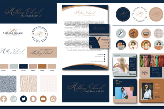 design a signature logo and social media kit and branding