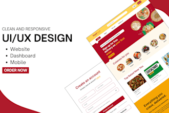 design a modern website UI UX in figma