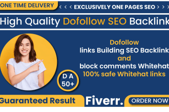 do high quality do follow SEO backlink white hat service