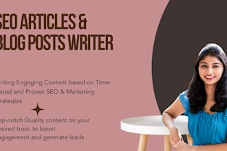 be your web content writer and blog writer