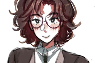 make quick sketches of anime characters and other similar things