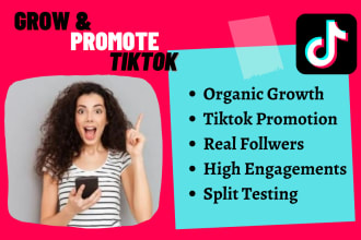 be your tik tok manager, post and content creator
