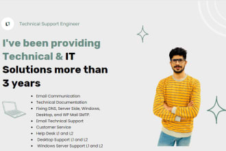 provide expert email and IT technical support services
