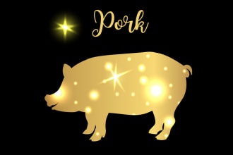make high quality pig farm logo design in one day