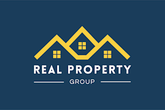 design realtor, real estate, construction or property logo