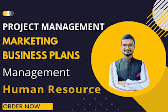 write business project marketing or HR management topics