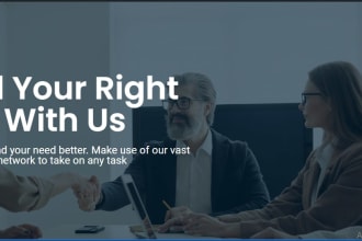 recruitment website , job agency website , job board website