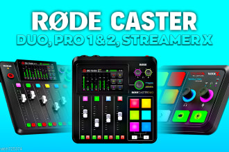 setup rode caster duo, streamer x, pro 1 or 2 for dual PC