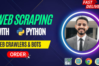 do web scraping with selenium python
