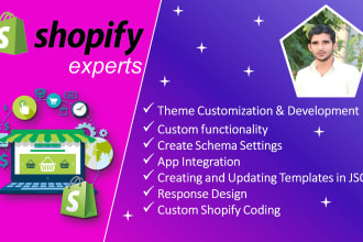customize shopify with custom design and functionality