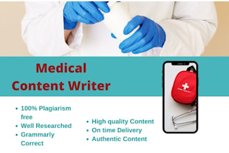write well researched optometry, health and medical articles