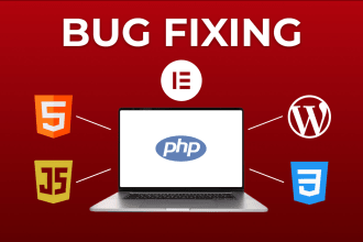 fix php, wordpress errors and HTML, CSS, responsive, mysql issues