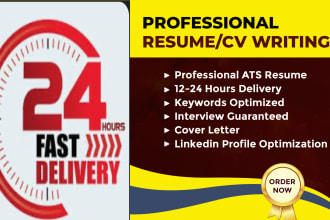 write, rewrite tech, sales, marketing,ats resume, cover letter and linkedin