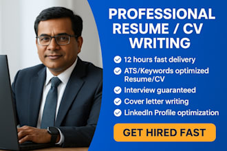 write a professional ats resume for sales, tech,education, nursing, finance CV