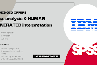 do spss analysis and interpretation on ms word