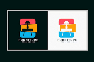 do modern high quality  furniture logo design