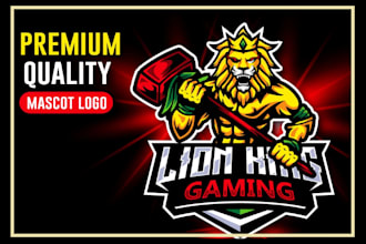 design mascot for esport, and gaming logo