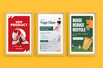 create beautiful flyers posters and brochures in 10 hours
