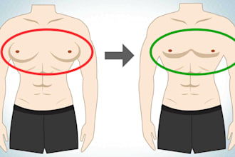 provide the guide to remove lower chest gyno problems