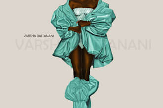 do 3d and 2d fashion illustrations ,digital portraits