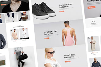 design and build an ecommerce website, webshop super fast