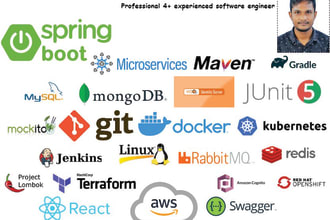 do java spring boot apis, microservices, and AWS deployment