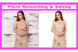 do high end skin retouching, skin smoothing