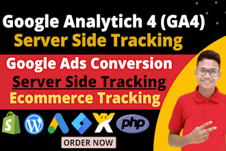 setup google analytics ga4 adwords conversion tracking ga4 server side tracking