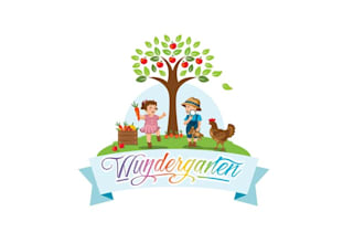 provide kids shop, baby store, children and daycare or childcare logo