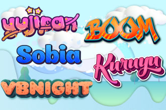 create a logo for vtuber twitch and streamer