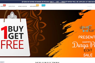 create web portal using PHP,wordpress,shopify and codeigniter
